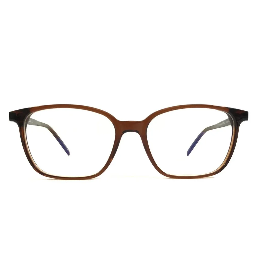 Tom Davies Eyeglasses Frames TD781 Col. 2350 Transparent Brown Square 51-16-145